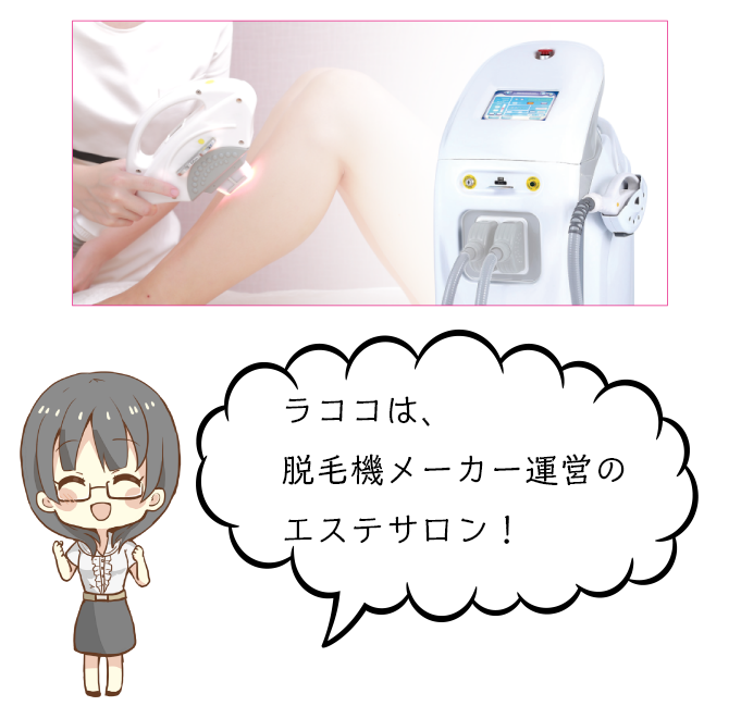 ラココの脱毛機